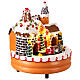Carrusel navideño con luces y movimiento 20x20x15 cm s3