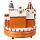 Carrusel navideño con luces y movimiento 20x20x15 cm s5
