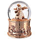 Palla di neve 100 mm pupazzo di neve 10x10x15 cm s4