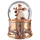 Christmas snow globe with snow man 100 mm, 10x10x15 cm s1