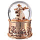 Christmas snow globe with snow man 100 mm, 10x10x15 cm s4