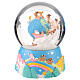 Snow globe of 5 in, Santa Claus on his sleigh over the globe, 5x5x8 in s3