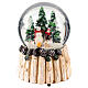 Palla di neve 100 mm pupazzo di neve bimbo 10x10x15 cm s1
