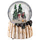 Palla di neve 100 mm pupazzo di neve bimbo 10x10x15 cm s4