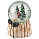 Snow globe 100 mm baby snowman 10x10x15 cm s3