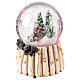 Palla di neve 100 mm bambino su slitta 10x10x15 cm s3