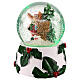 Christmas snow globe reindeer with letterbox 10x10x15 cm s3