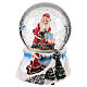 Palla di Natale 80 mm Babbo Natale con regali 10x10x12 cm s2