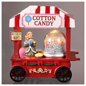 Cotton candy stall, 6x3x6 in