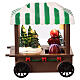 Bancarella alberi di Natale illuminata 15x8x15 cm  s5