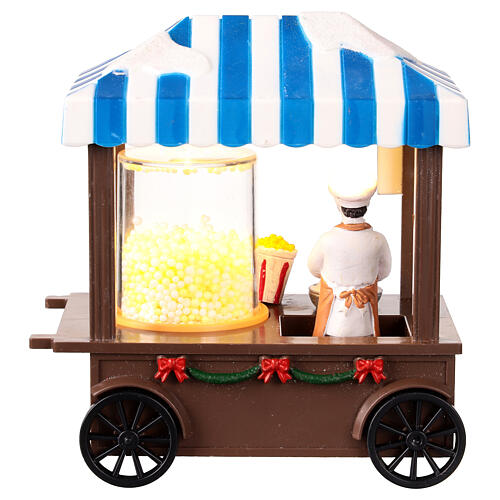 Illuminated popcorn stall, 6x3x6 in 5