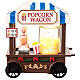 Illuminated popcorn stall, 6x3x6 in s1