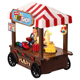 Toy stall, lights and motion, 6x3x6 in