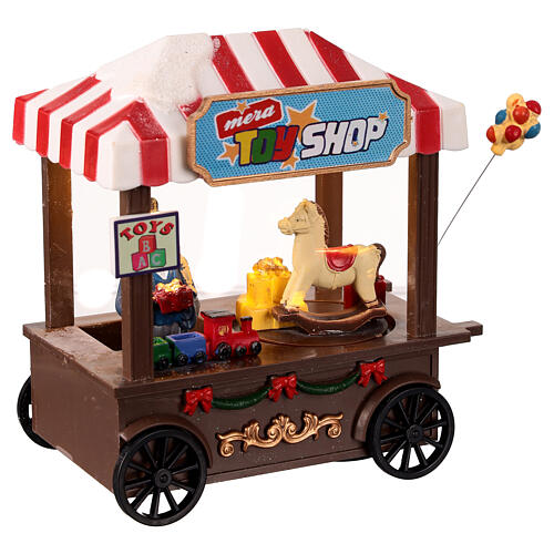 Toy stall, lights and motion, 6x3x6 in 3