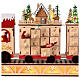 Advent calendar, wooden train with 24 drawers, 24x4x12 in s4