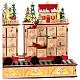 Advent calendar, wooden train with 24 drawers, 24x4x12 in s6