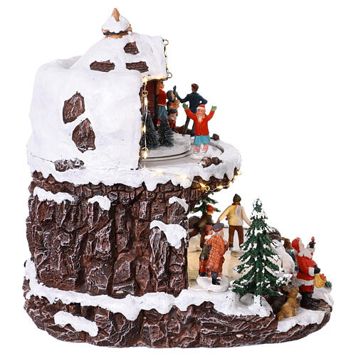 Two-tier Christmas Skating Rink 27x30x30 cm 5