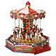 Winterszene „Karussell mit Pferden“ mit LEDs, Musik und Bewegung – 34 × 36 × 35 cm s4