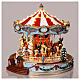 Illuminated Christmas carousel with movement and songs, 12x11x10 in s3