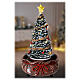 Albero di Natale in un sacco in movimento stella illuminata 12x12x23 cm s1