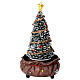 Albero di Natale in un sacco in movimento stella illuminata 12x12x23 cm s2