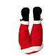Babbo Natale che scalcia addobbo albero Natale movimento 40 cm s2