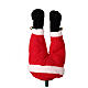 Babbo Natale che scalcia addobbo albero Natale movimento 40 cm s7