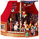 Circus Christmas scene music movement lights 30x30 cm s2