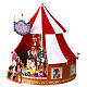 Circus Christmas scene music movement lights 30x30 cm s4