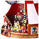 Circus Christmas scene music movement lights 30x30 cm s5