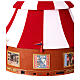 Circus Christmas scene music movement lights 30x30 cm s11