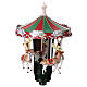Ponteira árvore Natal carrossel movimento diâm. 18 cm s3