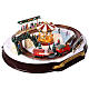 Christmas village set: train on snowy landscape, music motion and lights, 6x20x16 in s22