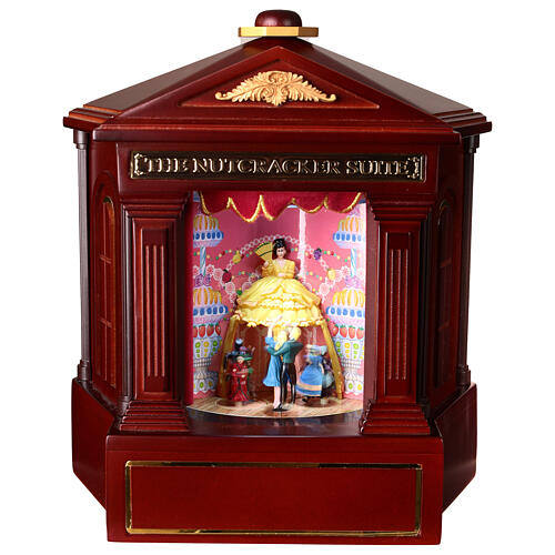 Nutcracker Theater three scenes movement music lights 30x25x25 cm 8