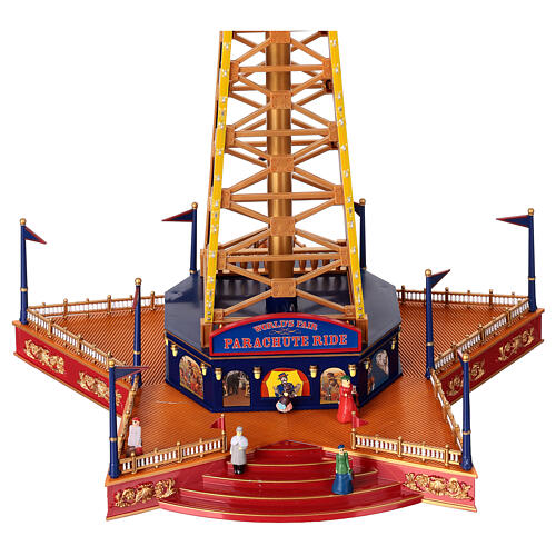 Weihnachtskarussell mit Fallschirmen, Beleuchtung, Musik und Bewegung, 50 cm - 3