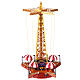 Giostra paracadute natalizia movimento musica luci h 50 cm s5