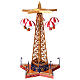 Christmas parachute carousel with movement, music and lights, h 50 cm s9