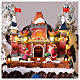 Villaggi Natalizio Luna Park mongolfiera illuminato musica 65x45x35 cm trasformatore s6