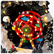 Aldea Navideña montaña LED movimiento atracciones música 35x35x50 cm transformador s5