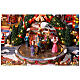 Villaggio Natalizio Deluxe Luna Park in movimento LED colorati 65x60x40 cm corrente s3