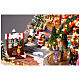 Villaggio Natalizio Deluxe Luna Park in movimento LED colorati 65x60x40 cm corrente s7