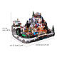 Deluxe Christmas Village with Music, Animated Train, Cable Car, Colorful LED Lights, 70x60x40 cm s3