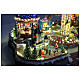 Villaggio Natalizio deluxe Luna Park movimento LED colorati 95x65x60 cm corrente s3