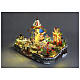 Villaggio Natalizio deluxe Luna Park movimento LED colorati 95x65x60 cm corrente s7