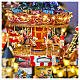 Villaggio Natalizio deluxe Luna Park movimento LED colorati 95x65x60 cm corrente s4