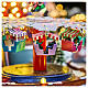 Villaggio Natalizio deluxe Luna Park movimento LED colorati 95x65x60 cm corrente s6