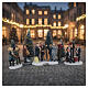 Ensemble de musiciens et arbres assortis pour village de Noël 8 cm s2