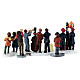 Set musicisti e alberi assortiti per villaggio natalizio 8 cm s7