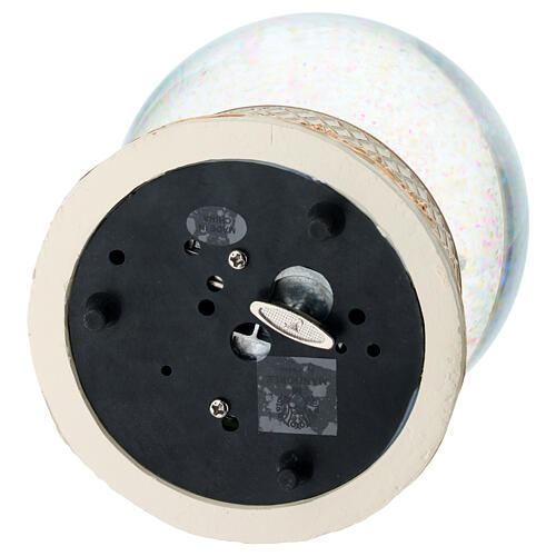 Snow globe with carousel horse, 7 in 5