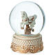 Carrousel boule à neige cheval 17 cm s3